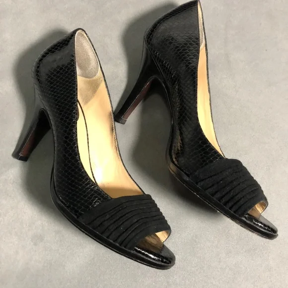 Cole Haan By : Nike Air Black 3.5 inchHeels Sz 9B - Picture 4 of 8